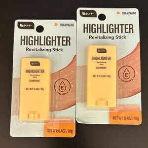 2 Bpure Highlighter Revitalizing Stick - Champagne Cream Creamy